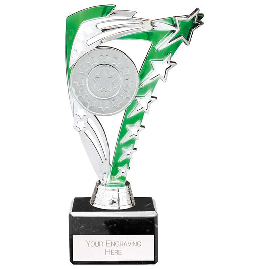 Frenzy Multisport Trophy Silver & Green 195mm