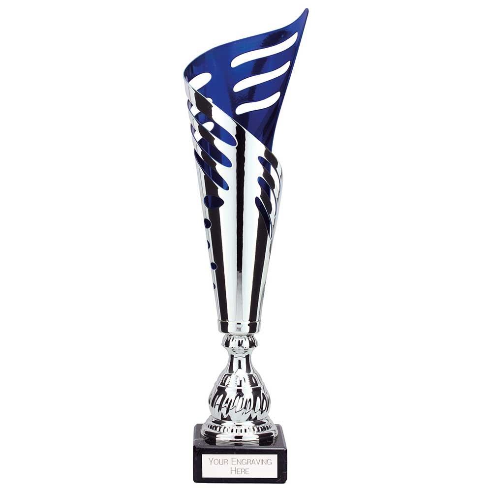 Atlantis Silver/Blue Laser Cup 385mm